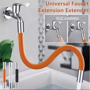 360 Rotate Adjustable Water Tap Extension penyambung paip boleh dilaraskan pelbagai bentuk kiri kanan atas bawah melengkung menjimatkan air