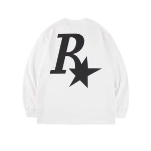 Áo Thun Cotton Dài Tay Rộng Rãi Phong Cách Đường Phố Hip Hop Mỹ Dành Cho Nam Và Nữ Thương Hiệu Thời Trang INS Thời Trang Mùa Thu