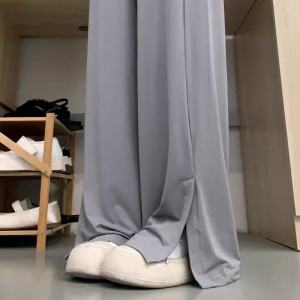 เสื้อเบลาส์ผ้าลินินเอวสูงกางเกงหลวมของผู้หญิงสไตล์ลําลองเสื้อผ้าทํางานน้ําหนักเบาสําหรับกลุ่มอายุ 25-29 ปี