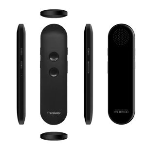 T4 แบบพกพาไร้สาย Smart Translator 40 ภาษา 2-Way Real Time Instant Voice Translator APP บลูทูธหลายภาษา
