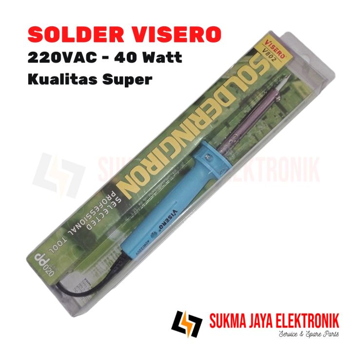 Duratool 40W Mains Soldering Iron – 240V With Free Solder & Spare Tip