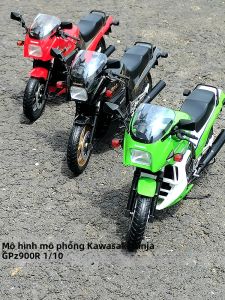 Simulated Alloy Motorcycle Model 1:12