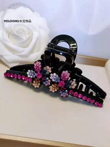 Elegant Full Drill Sparkling Adult Hair Accessories Original Design Czech Crystal Clip Stylish Hair Grooming Essential