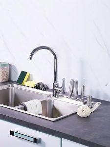 Giá Để Đồ Rửa Chén Inox 304 Có Lỗ Thoát Nước Tiện Ích Cho Nhà Bếp