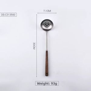 Food Grade 304 Stainless Steel Wooden Handle Kitchen Tool Set
