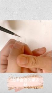 FinDee แผ่นกาวซิลิโคน กาวติดเล็บปลอม Nail glue