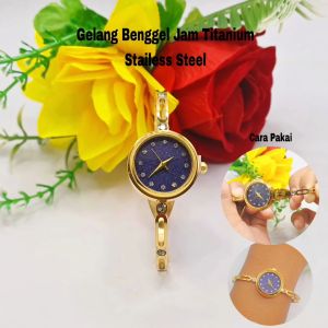 Jam Tangan Wanita Bangle Permata: Mewah & Anti Karat