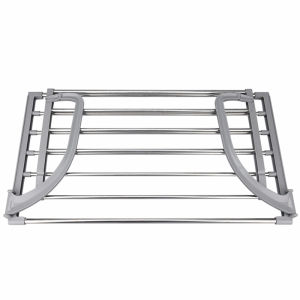 Multifunctional Clothes Hanger Heating Radiator Multi-Purpose Folding Drying Rack Balcony Window Drying Rack Towel Rack Stainless Steel Tube