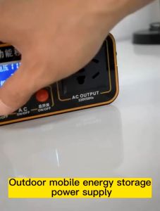 Portable Outdoor Generator 96000mAh 300W Fast Charge Large Capacity Power Station with 30W Solar Charging Board 220V Heavy Duty Outdoor Power Bank Travel Camping Home Emergency Power Laptop Powerbank Portable Power Station