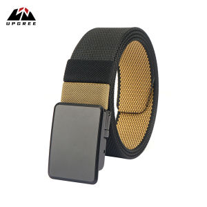 UPGREE Men Belt Outdoor Tactical Belt Quick Release Buckle Belt Rotating Buckle Nylon Waistband Double-Sided Two-Color Belt Youth Sports Canvas Pant Belt Simple Nice Waistband Nylon