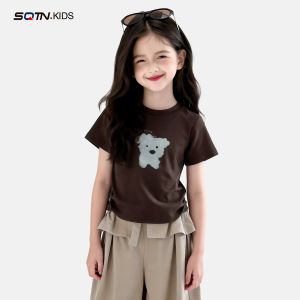 SQTN.KIDS | Girls Short Sleeve Summer Set Thin Sporty Design