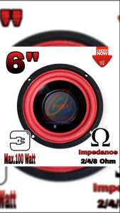 Speaker Subwoofer LEGACY LG 6962 LG6962 6 Inch