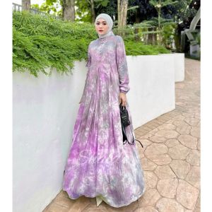 NORI DRESS GAMIS TWILL RAYON CANDI MEKAR GAMIS BATIK CAP PEKALONGAN JUMBO