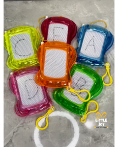 [SG Seller]  Mini Magnetic Drawing Board Kids Backpack Keychain Clip Drawing Boards Birthday Goodie Bag Children Day