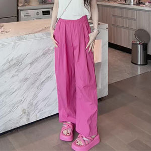 ชุดกีฬาลำลองฤดูร้อนสำหรับผู้หญิงพร้อมกระโปรงขายาวสีแดงสด ชุดสองชิ้น สไตล์ลำลอง วัยรุ่น กระโปรงสั้น แฟชั่น ลำลอง