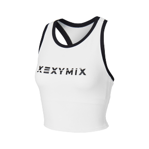 Letter Print Yoga Fitness Sports Bra