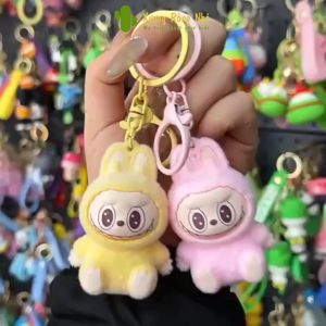 Móc Khoá Labubu Nhiều Màu Sắc Kiểu Dáng Dễ Thương Móc Khoá Balo Túi Sách Xương Rồng Nhỏ