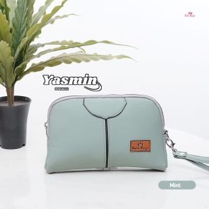 YASMIN BY RATU BILQIS Pouch wanita murah muat hp /meka up bahan chocoly anti air