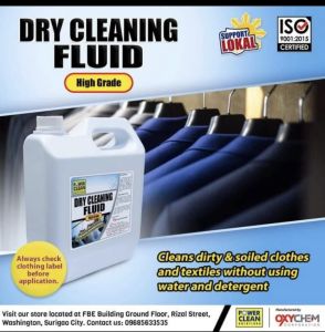 DRY CLEANING FLUID for gowns barong tuxedos etc.