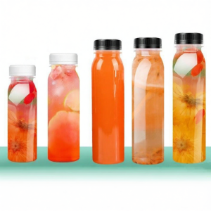 XIXIANGZI | Thickened Transparent Large Mouth Plastic Bottle 350ml