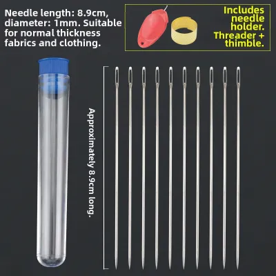 MEISITEKEKE | Large Hole Big Size Hand Sewing Needle