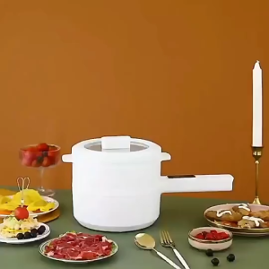 หม้อมินิไฟฟ้า 1.8L หม้อไฟฟ้า อเนกประสงค์ หม้อสุกี้ ไม่ติดหม้อ หม้อชาบู หม้อไฟไฟฟ้าขนาดเล็ก Electric Cooking Pot