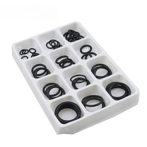 50Pcs Assorted Sizes Rubber O-Ring Kit - Flexible Sealing Rings for Plumbing Tap Sink Seal & Pipe Thread Leakproof Repair