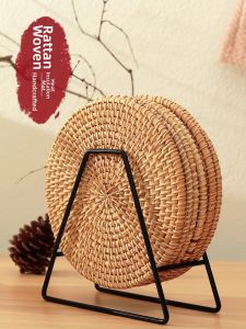YUANSHANZHU | Natural Bamboo Woven Heat Insulation Pad