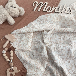 SHENGFEILA | Thin Lightweight Pure Cotton Swaddle Blanket