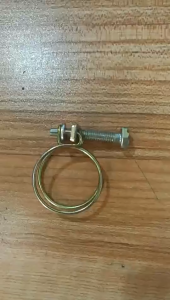 10Pcs Fuel Hose Clamp Heavy Duty Lpg Hose Clamp Adjustable Metal Hose Clamp with Screw Lock Type