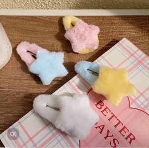 Set 2 Kẹp tóc mái ngôi sao Doudou Kẹp mái Kẹp BB Cặp bấm mái nữ Cặp tóc Kẹp tóc nữ Hàn Quốc FJ059