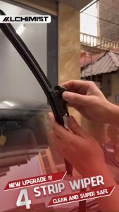 Gạt Mưa Ô Tô Xương Mềm WIPER BLADE 4 Lưỡi Silicon Cao Cấp Cần Gạt Nước Mưa Xe Ô Tô Siêu Sạch chống ồn cỡ 14 đến 26 Inch