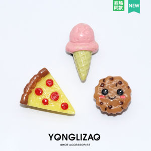 New Shoe Flower Accessory Cartoon Decorative Hole Hole Shoe Upper Part Accessory Smart Star Cartoon Biscuit Design