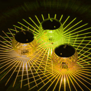 1 Pcs Solar Floating Pool Lights RGB Color Changing LED Light Outdoor Waterproof Hanging Garden lamp for Pool Lawn Pathway Party