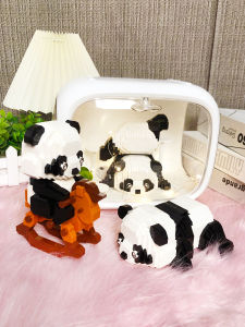 Panda Floral Design Childrens Educational Construction Toy