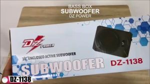 พร้อมจัดส่ง 10 นิ้ว บรรจุภัณฑ์ ซับบ๊อก DZ POWER BASS BOX รุ่น DZ-1138 ของ DZ หรือ DBPower 400 Watts ตู้ซับสำเร็จ ดอกซับอลูมิเนียมวอยซ์คู่ กระเป๋าวอยซ์คอยล์เกรดเอ
