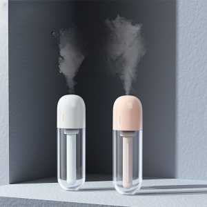 Capsule Portable Humidifier Fine Mist Diffuser Dual Mode Add Your Liquid Sanitiser to Disinfect Humidify Purify and Remove Odour Of Your Environment