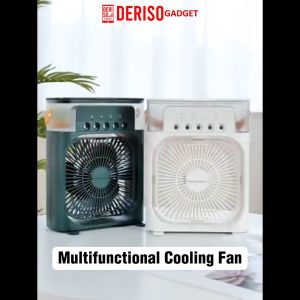 Portable Air Conditioner Fan Mini Evaporative Air Cooler With 7 Colors LED Light