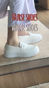 Size 35-40 Versatile Soft Sole Breathable Casual White Work Shoes Anti Slip Nursing Shoes