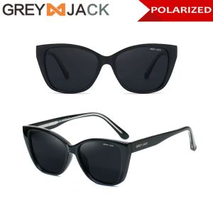 Grey Jack Kacamata Sunglasses Anti UV Anti Silau Korean Style Cat Eyes Elegant Fashion Wanita dan Pria Terbaru 6013