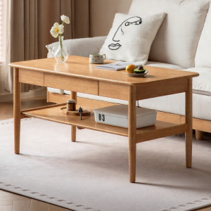 WEISHA | Solid Wood Simple Modern Coffee Table