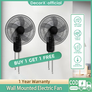 DecorX Electric Fan Remote Control Wall Fan Stand Fan Air Circulator Fan 5-Blade Floor Fan 3-Speed Super Large Wind Power Energy Saving Easy To Install And Disassembl Vertical Fan Powerful Motor