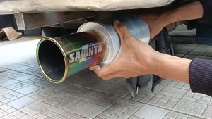 Savinta Knalpot Racing Mobil Manual Matic NBLv3 Ujung Stainles Suara Bass Empuk Adem