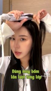 [miễn phí vận chuyển]Máy dập xù máy tạo nếp tóc mini tiện lợi du lịch hàng chuẩn đẹp Tặng hộp bảo quản + tấm chắn nhiệt