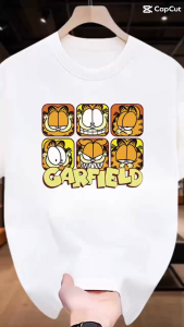 LC.TRADING เสื้อยืดสไตล์เกาหลี สกรีนเเน่น เสื้อยืดเเต่งแขนสั้น ใส่ได้ทั้งผู้ชายและผู้หญิง ไม่ร้อนใส่ได้ทุกฤดูกาล B0045