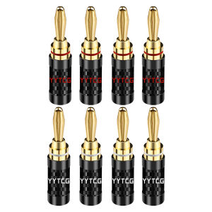 YYTCG | High-End Amplifier Speaker Cable Banana Plug Gold Plated Screw-On Terminal