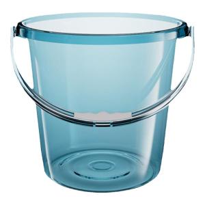 FURENJILI | Multifunctional Thickened Plastic Bucket Portable for Student Dorm Luxury Transparent with Lid