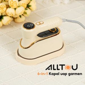 ALLTOU Setrika Uap Penyesuaian 3 Tingkat Setrika Portable 8S Pemanasan Steam Iron Hand Steamer
