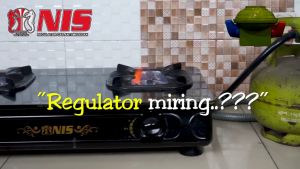 Nis Paket Selang Gas + Regulator Gas 2 Pengunci/Double Lock (N2 0707S)