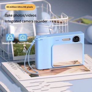 Kamera digital pocket CAM 48MP 8X 1080P digicam kamera murah digital camera mini kamera/4K Digital Camera 1080P HD Travel Cameras 48MP Cam for students Campus Selfie Entry-Level Photography Mini Retro CCD